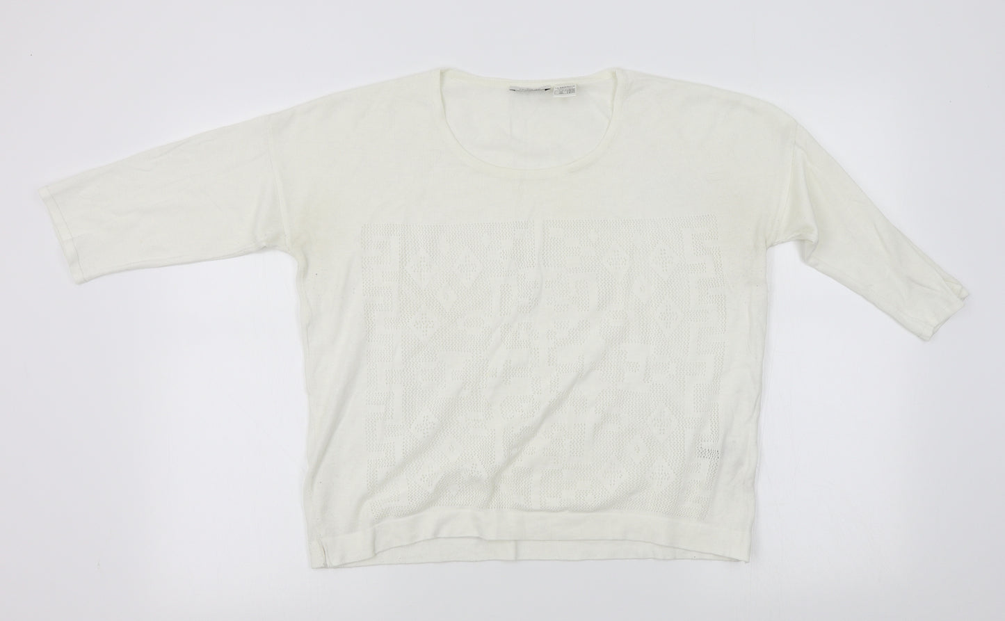redout Womens White   Pullover Jumper Size 10