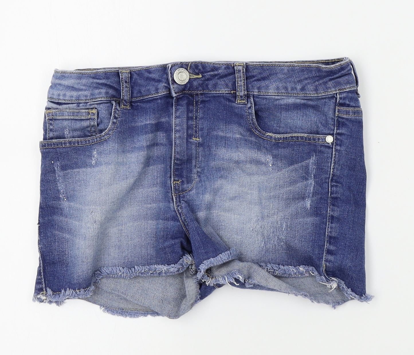 F&F Womens Blue   Mom Shorts Size 10