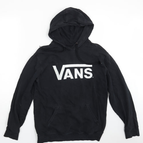 VANS Mens Black   Pullover Hoodie Size L