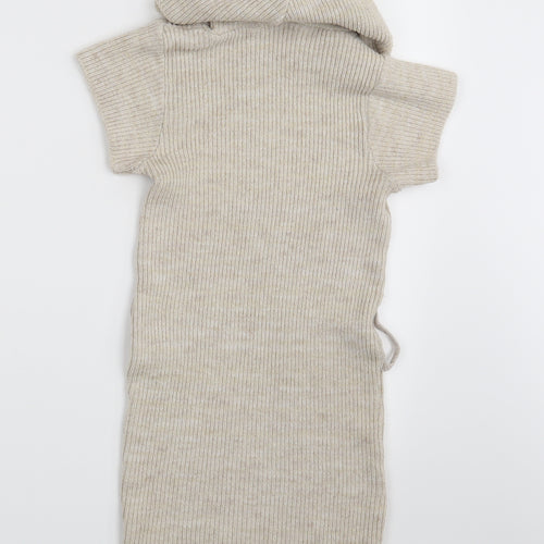 Quiz Womens Beige   Pullover Jumper Size S