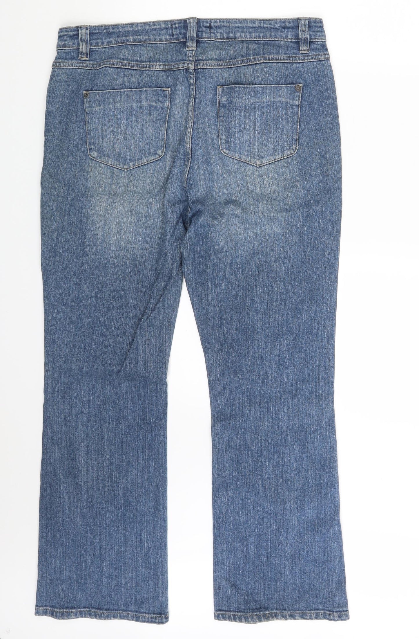 Papaya Womens Blue  Denim Straight Jeans Size 14 L26 in