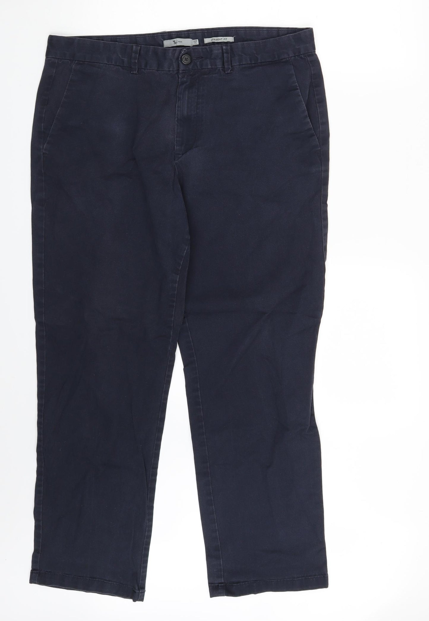 TU Mens Blue   Trousers  Size 38 in L32 in