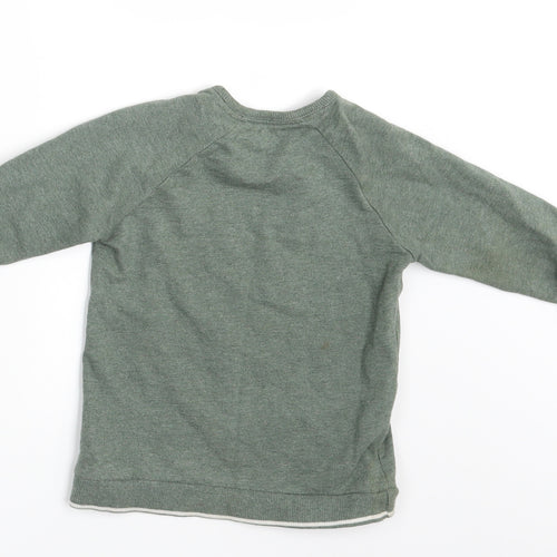 George Boys Green   Pullover T-Shirt Size 12-18 Months  - Hey I am New Here