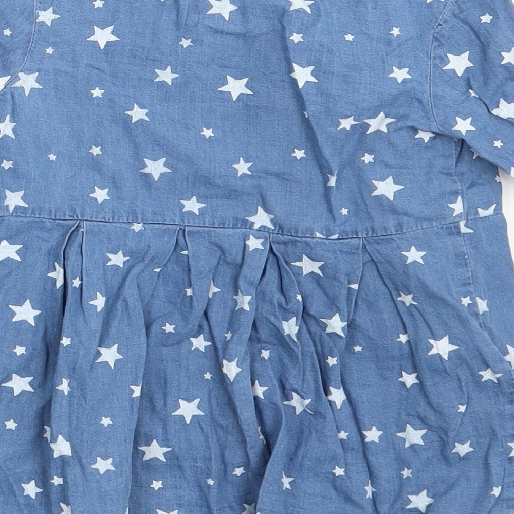 Very Girls Blue   Shirt Dress  Size 12-18 Months