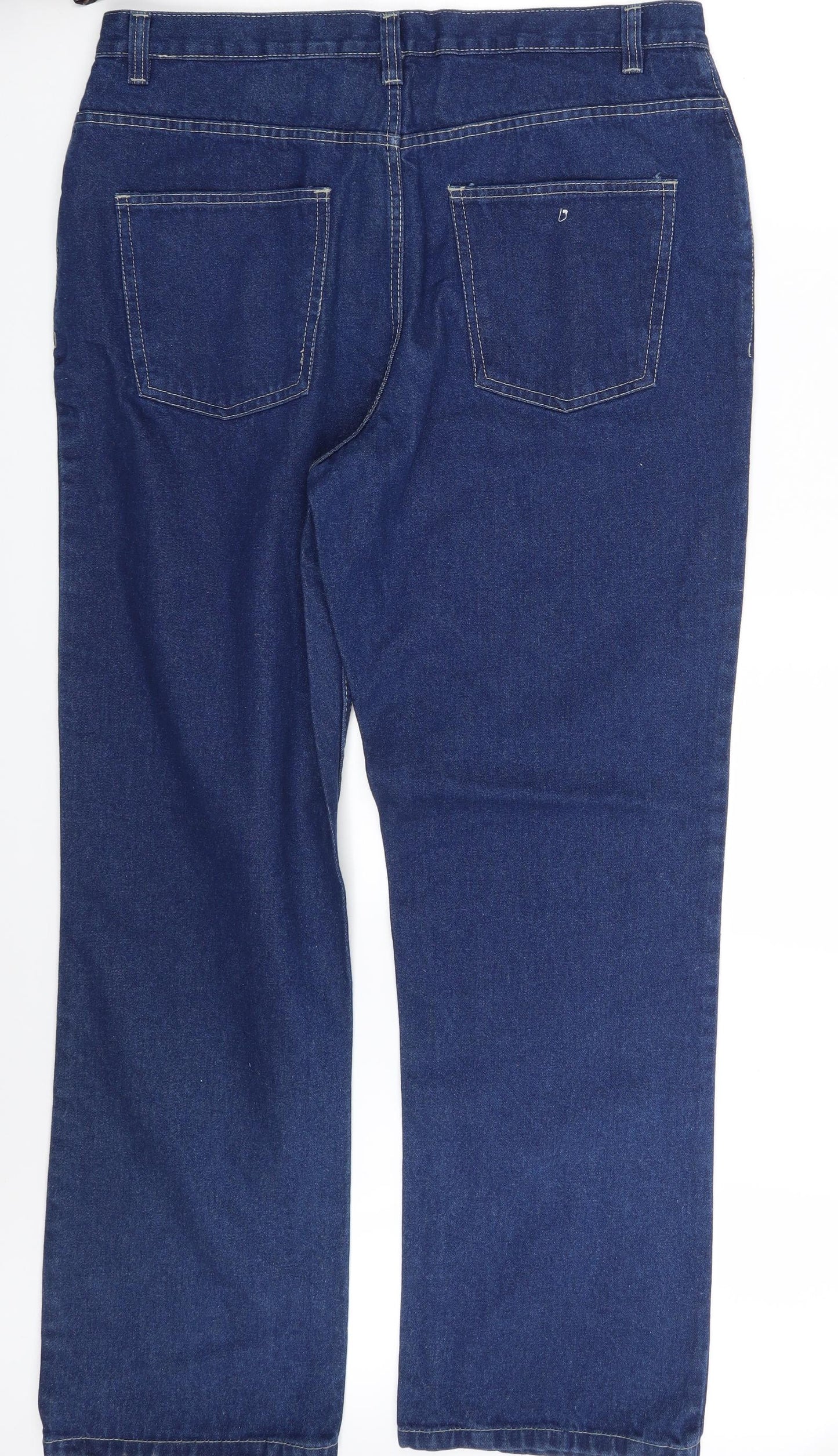 George Mens Blue  Denim Straight Jeans Size 38 in L31 in
