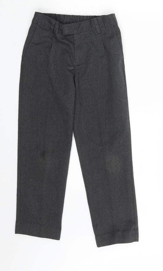 M&S Boys Grey   Dress Pants Trousers Size 6-7 Years