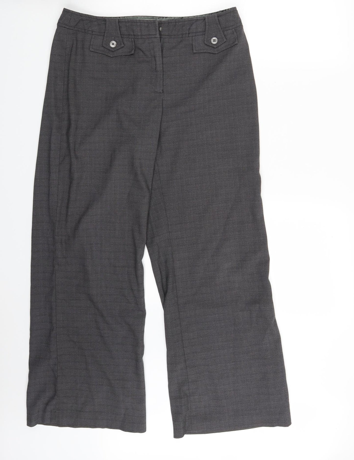 NEXT Womens Grey   Dress Pants Trousers Size 12 L27 in