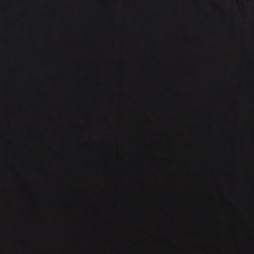 Boohoo Mens Black    T-Shirt Size L