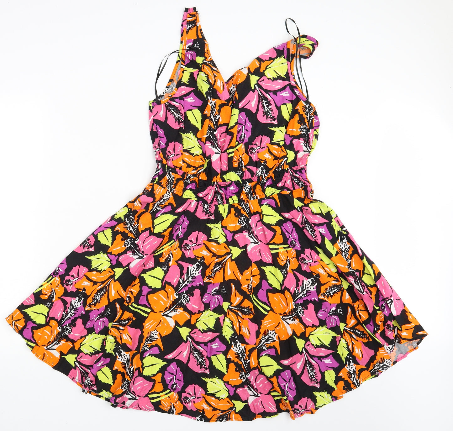 Papaya Womens Multicoloured Floral  Fit & Flare  Size 14