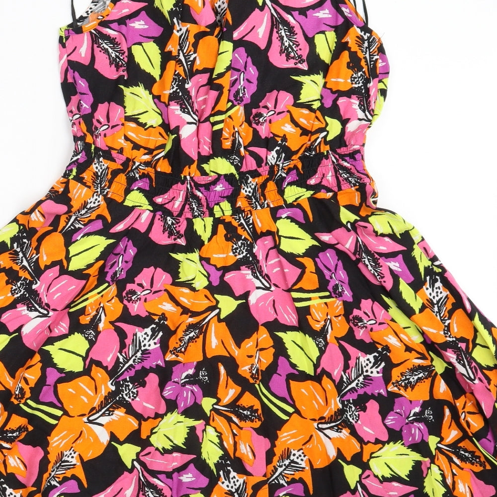 Papaya Womens Multicoloured Floral  Fit & Flare  Size 14