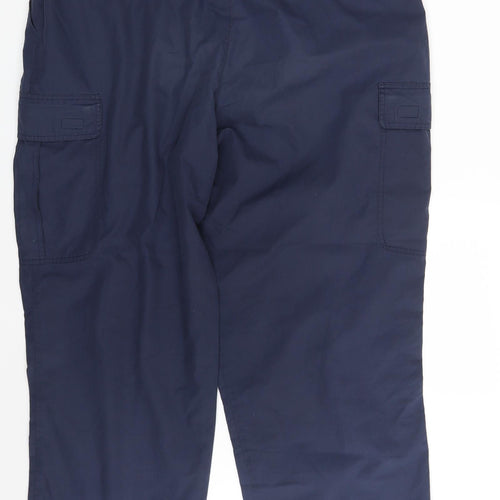 Wynnster Mens Blue   Cargo Trousers One Size L26 in