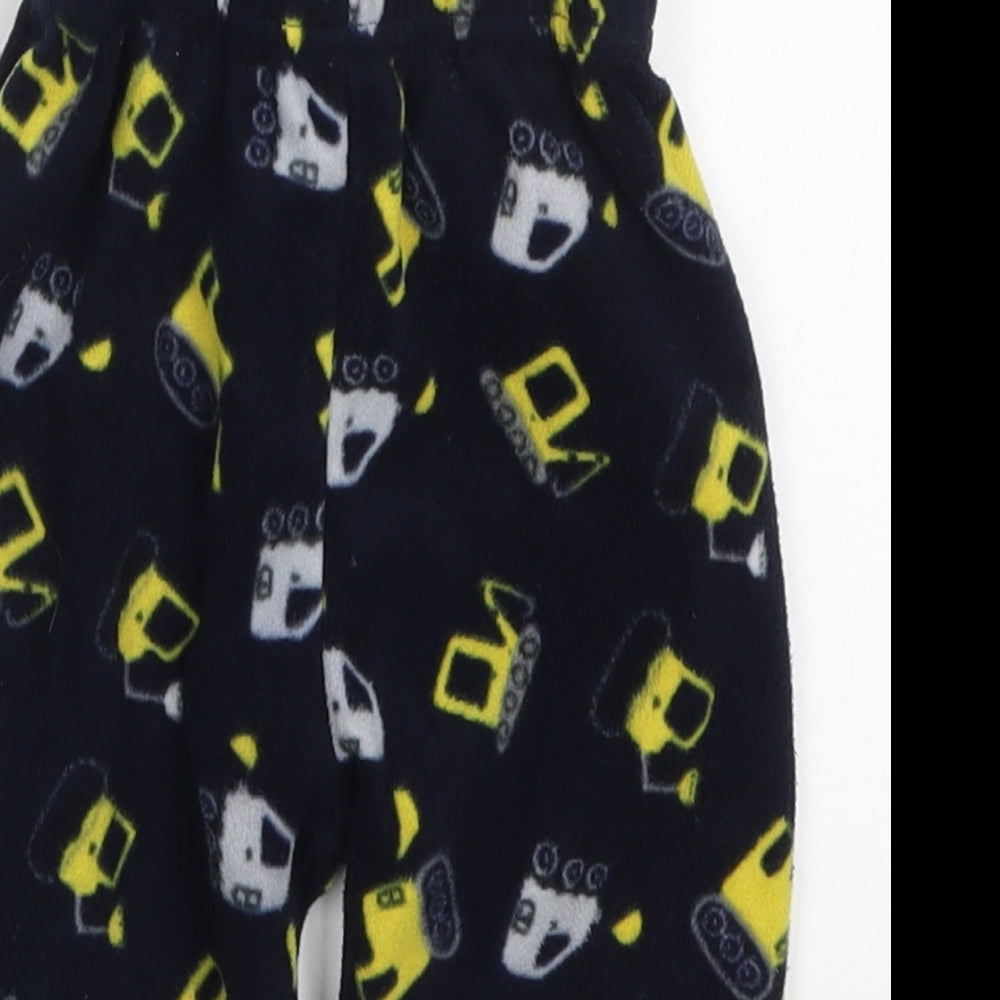 Primark Boys Blue Geometric  Sweatpants Trousers Size 6-9 Months  - Trucks Pyjamas