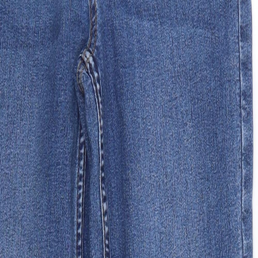 Marks and Spencer Womens Blue  Denim Bootcut Jeans Size 8 L27 in