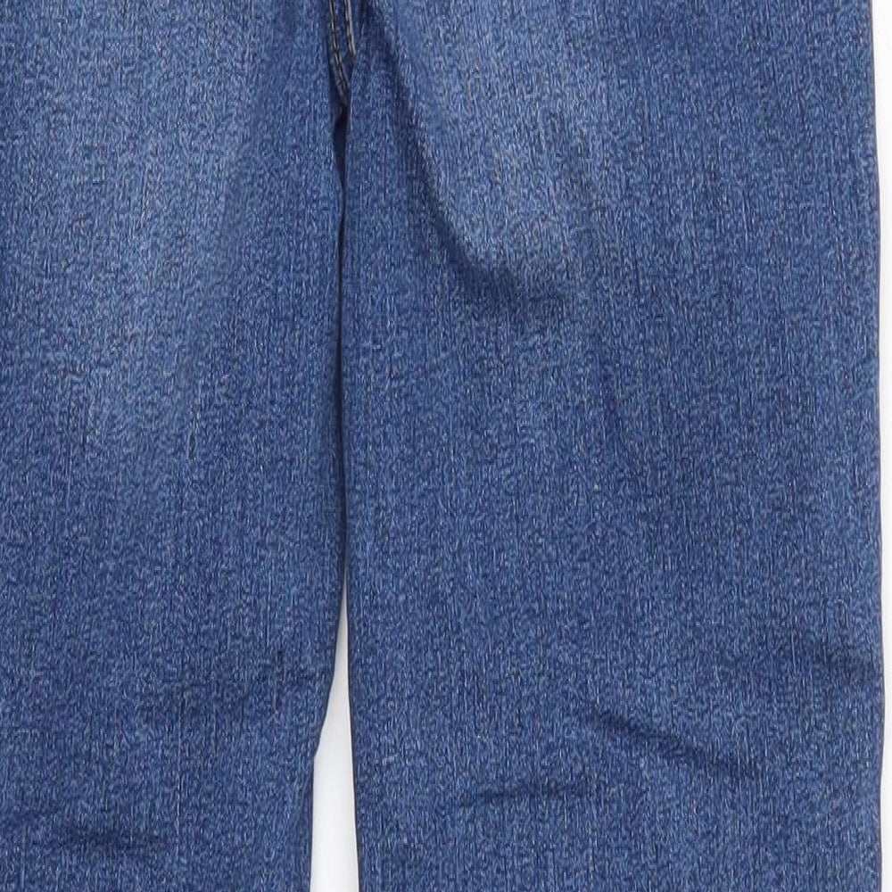 Marks and Spencer Womens Blue  Denim Bootcut Jeans Size 8 L27 in