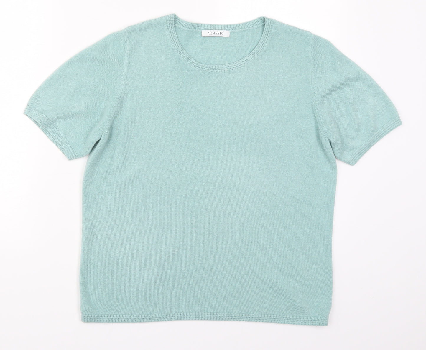 Marks and Spencer Womens Blue  Knit Pullover Jumper Size 14