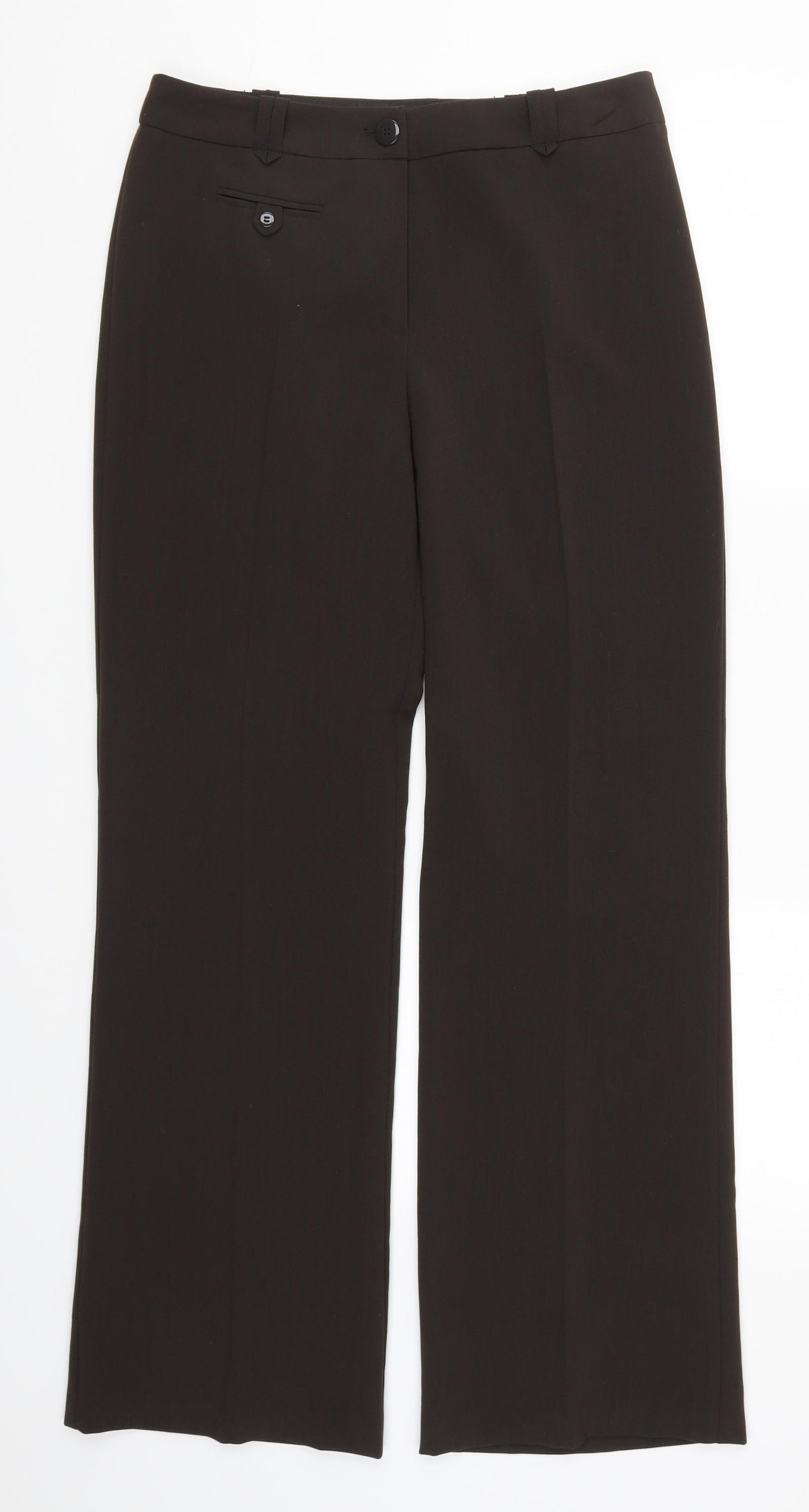 Debenhams Womens Brown   Trousers  Size 10 L30 in