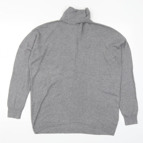 H&M Womens Grey  Knit Pullover Jumper Size XS