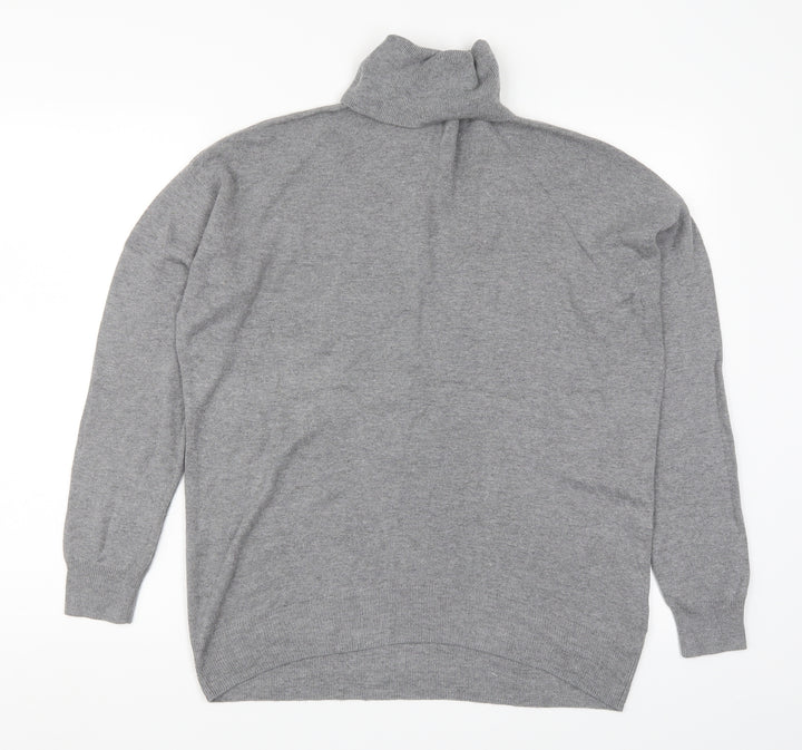 H&M Womens Grey  Knit Pullover Jumper Size XS