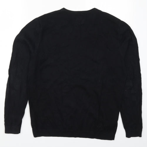 Burton Womens Black  Knit Pullover Jumper Size M