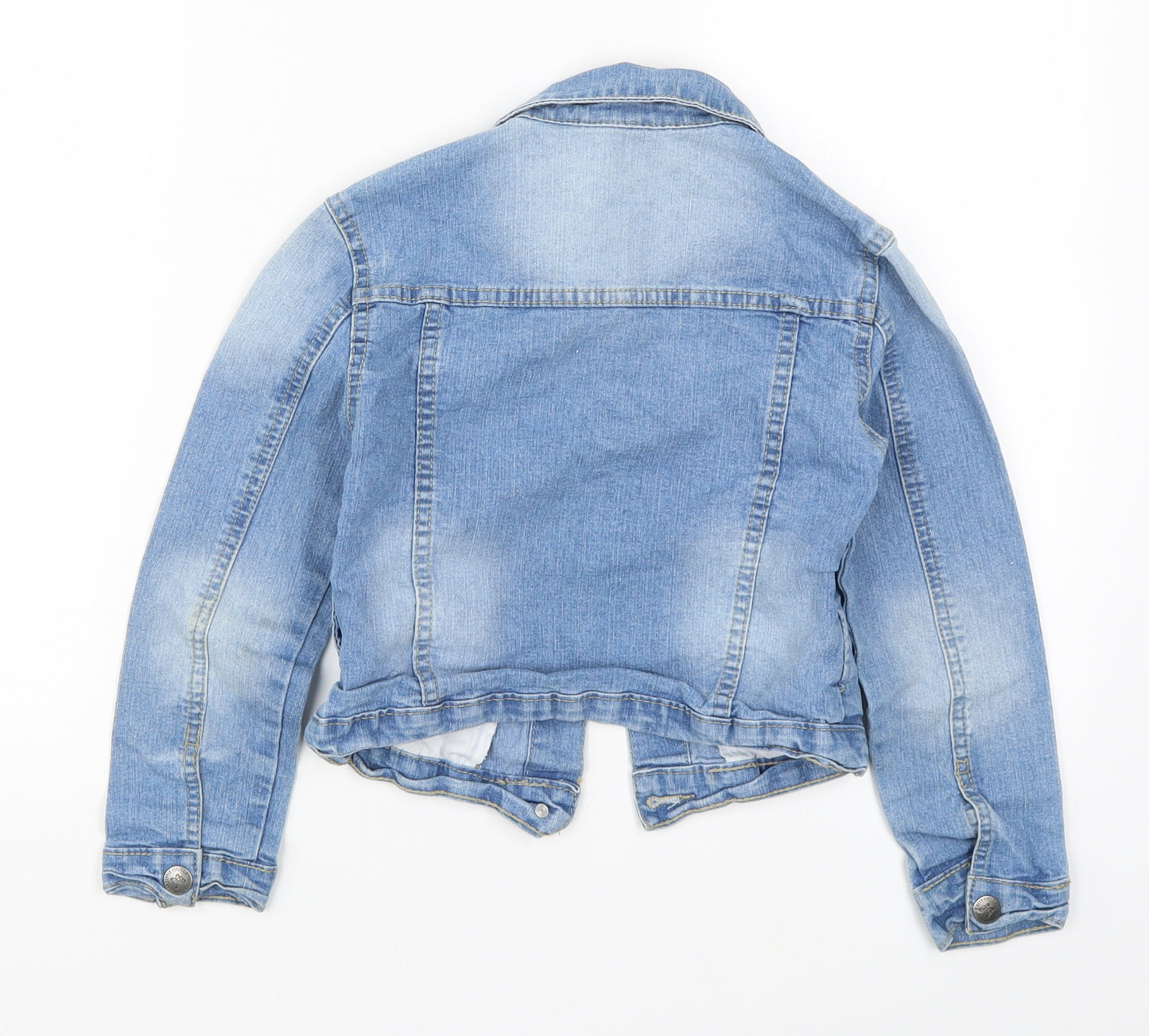 Kiki & Koko Girls Blue  Denim Jacket  Size 7 Years