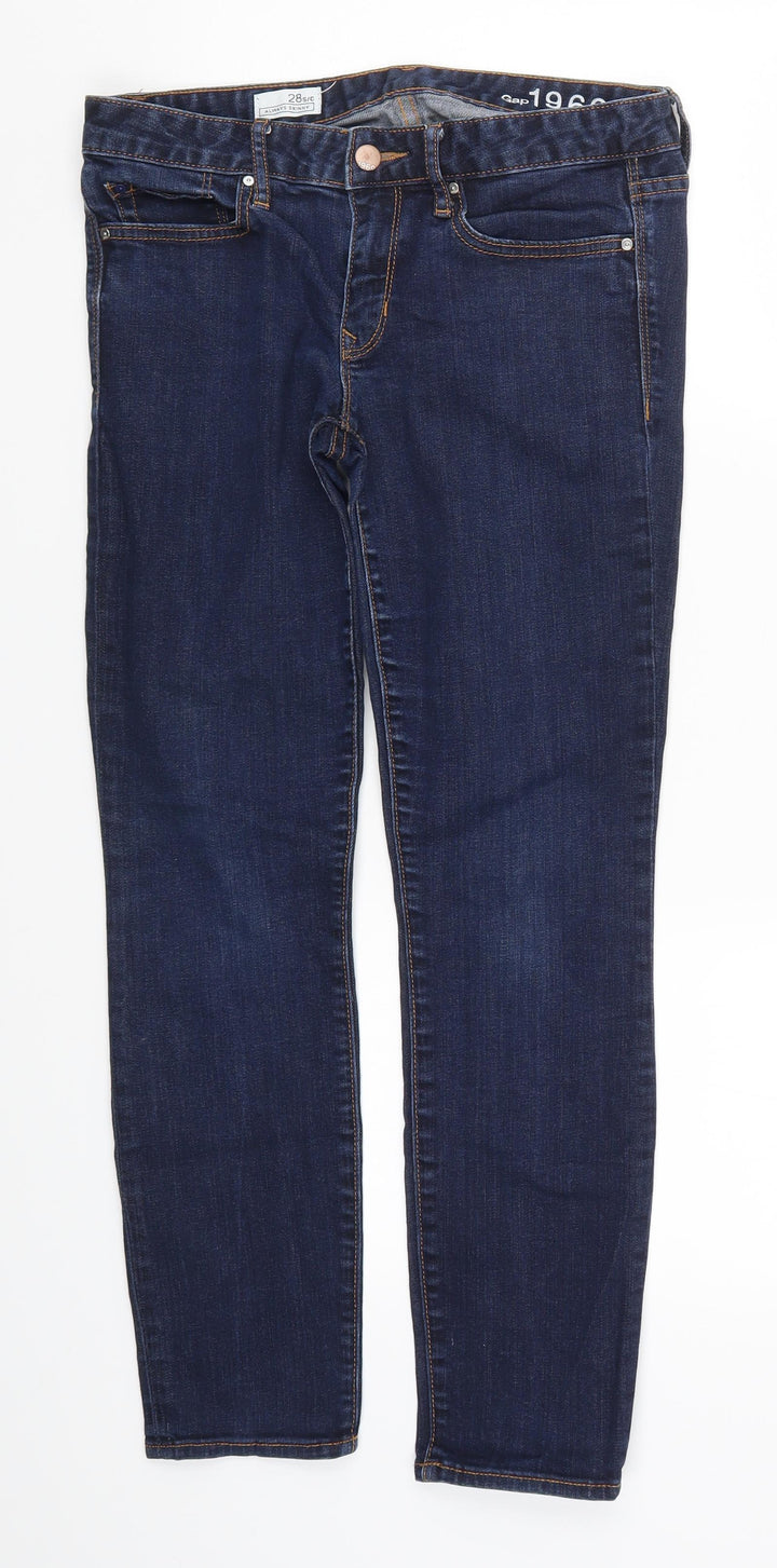 Gap Womens Black Denim Skinny Jeans Size 28 L27 in