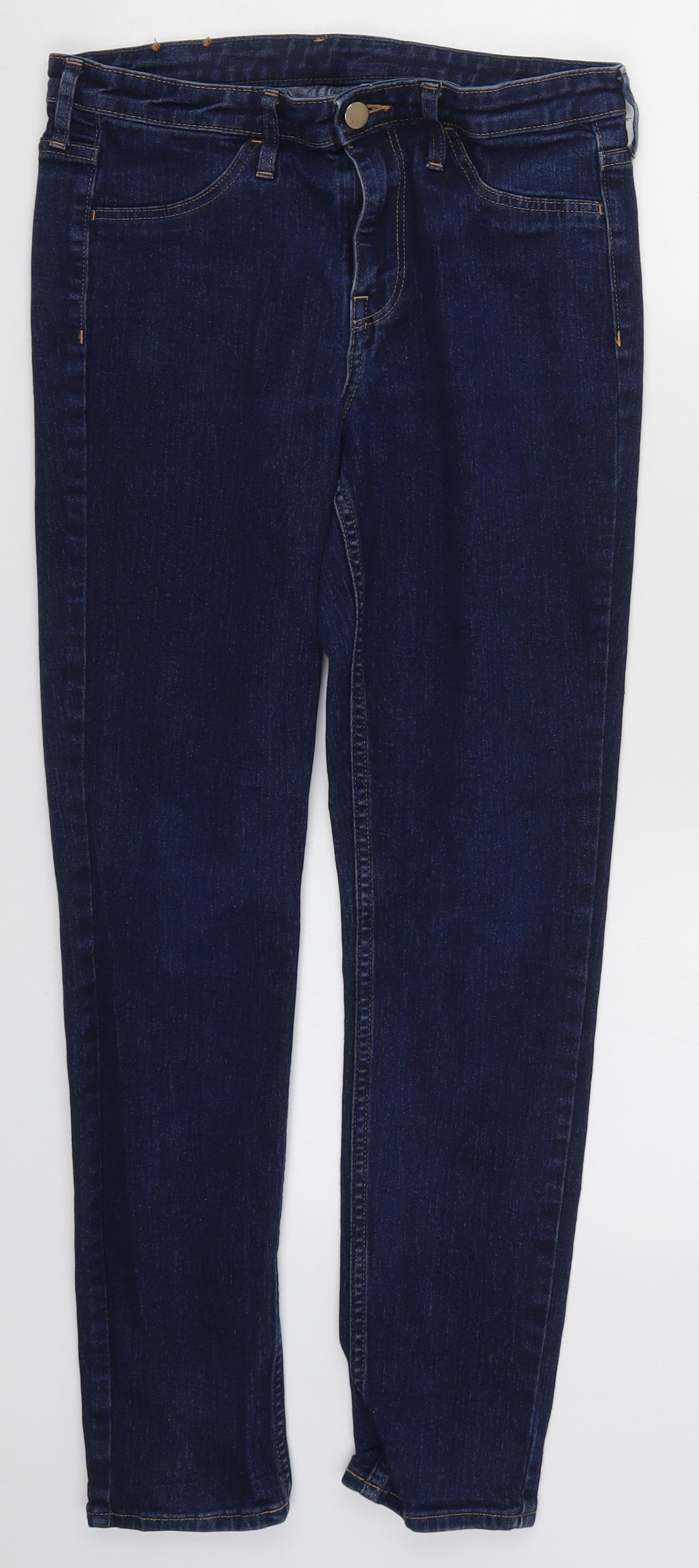 H&M Womens Blue  Denim Skinny Jeans Size 27 in L26 in