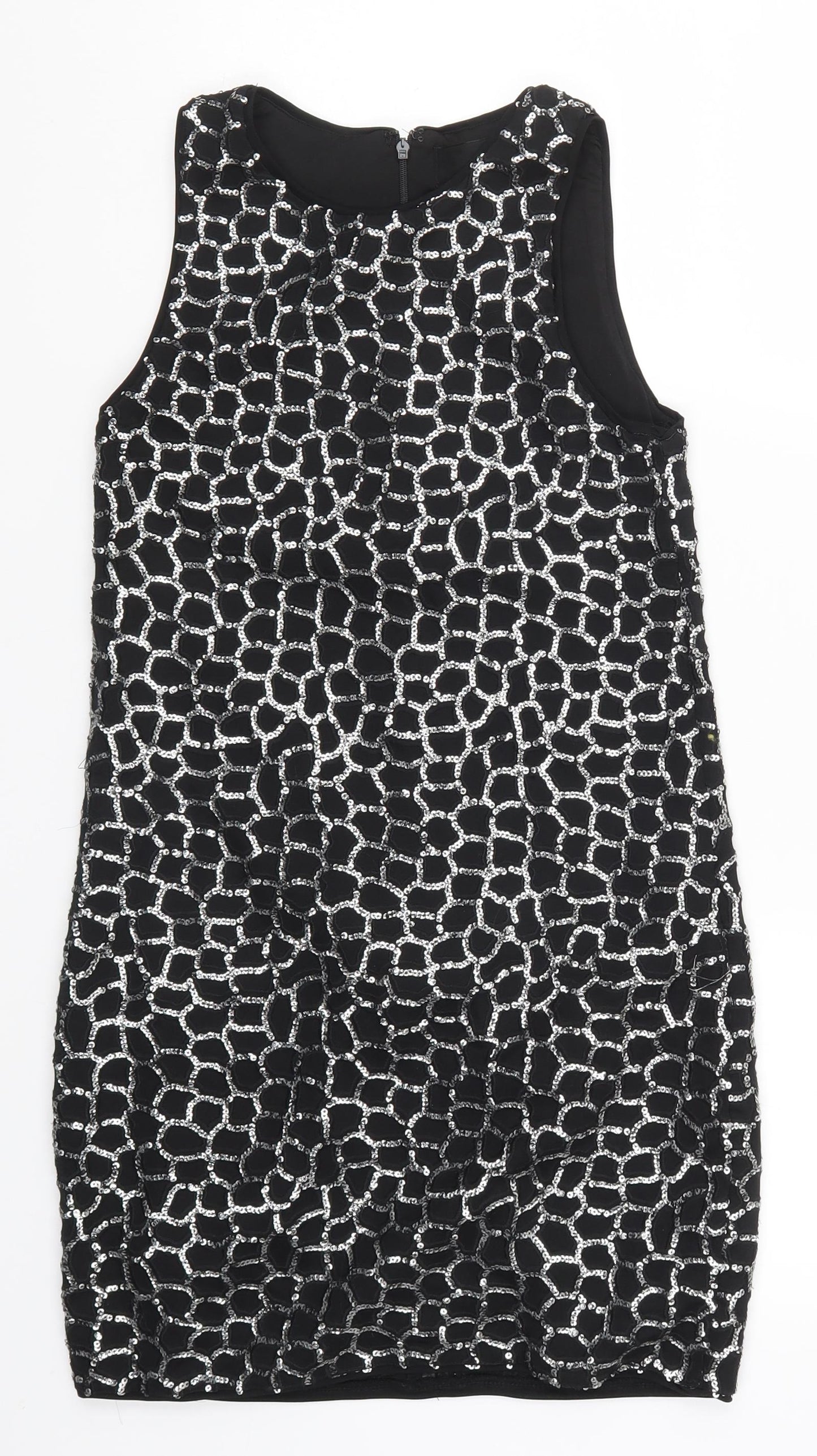 H&M Womens Black Geometric  Mini  Size XS