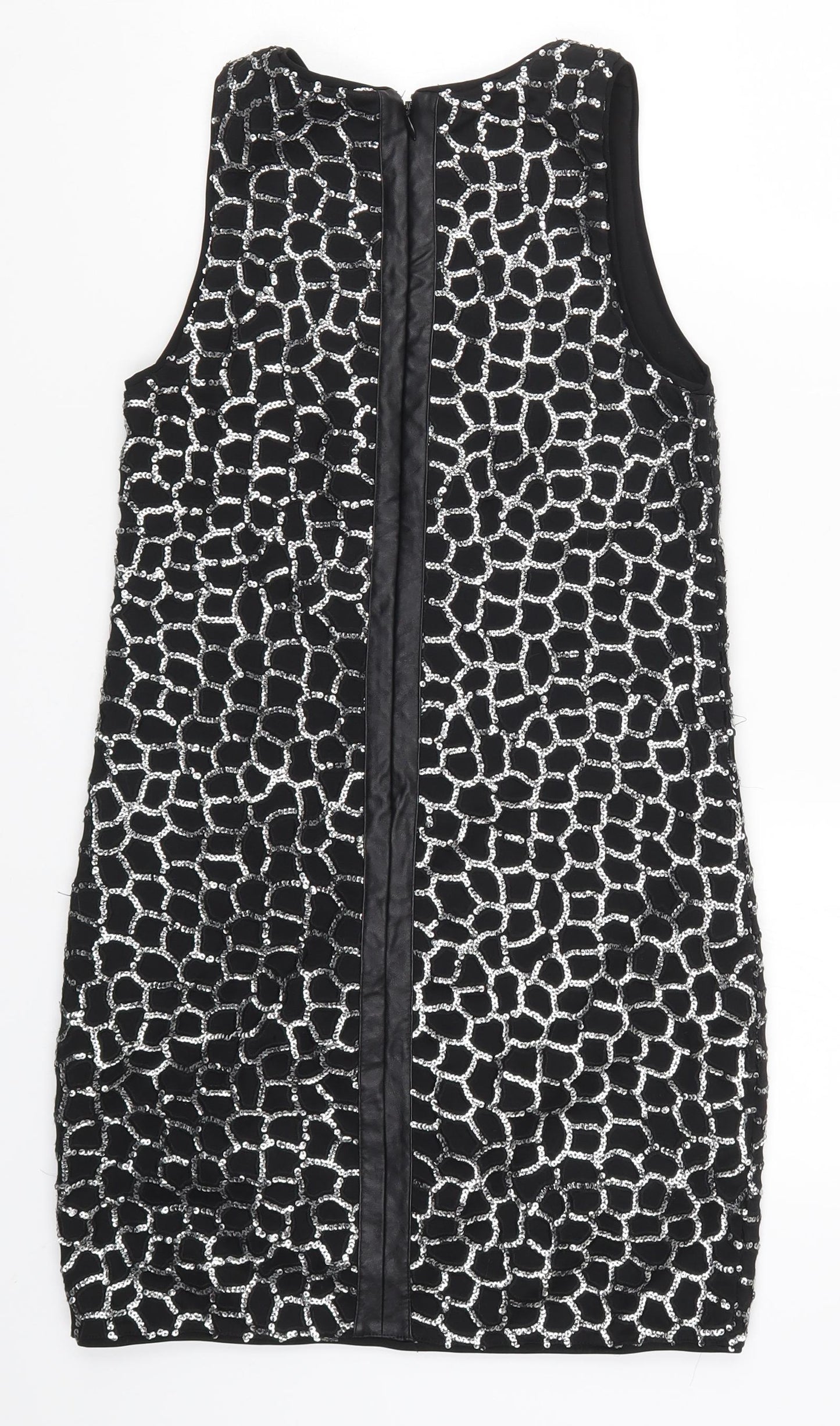 H&M Womens Black Geometric  Mini  Size XS
