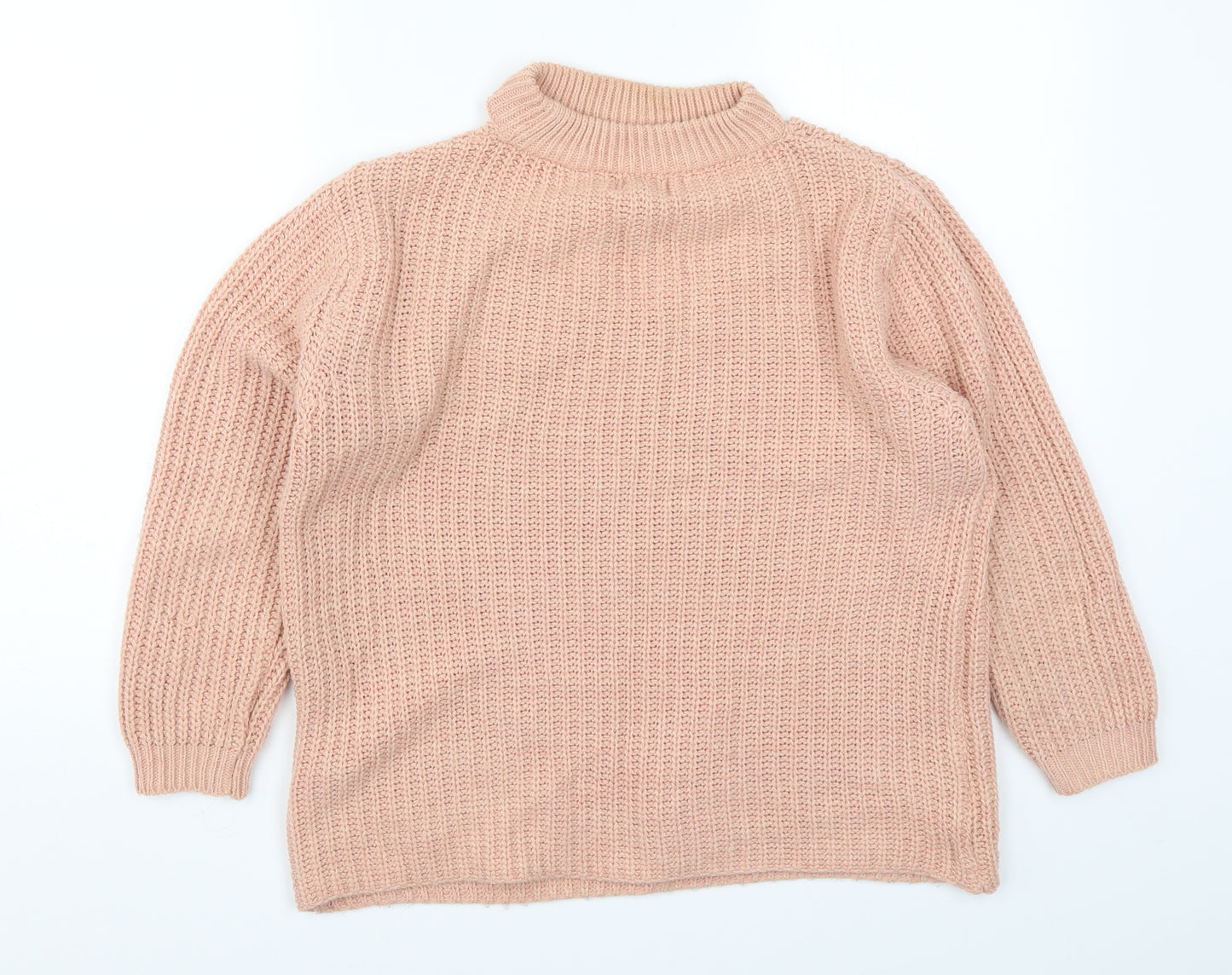 Aprcot Womens Pink  Knit Pullover Jumper Size S