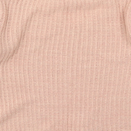 Aprcot Womens Pink  Knit Pullover Jumper Size S