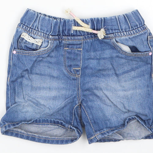 NEXT Girls Blue  Denim Cropped Jeans Size 18-24 Months