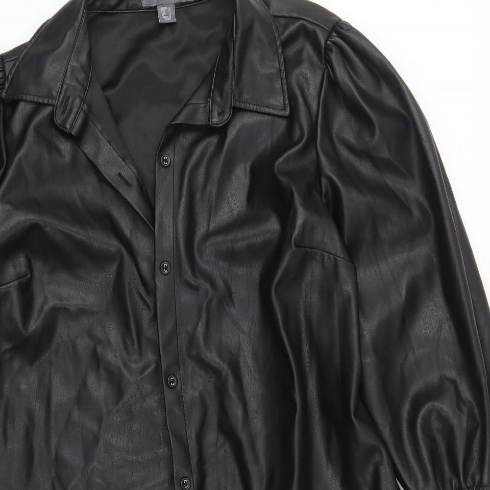 Atmosphere Womens Black   Shirt Dress  Size 10