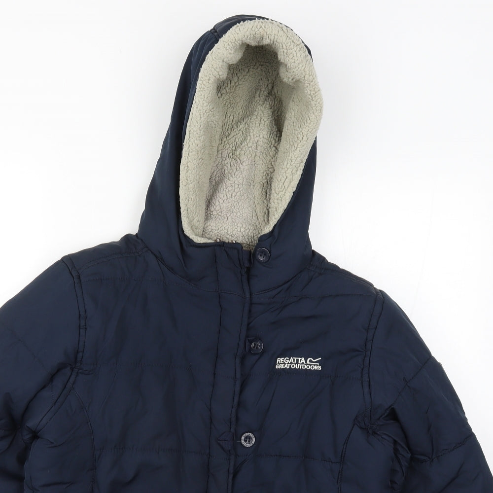 Regatta Womens Blue   Quilted Coat Size 14