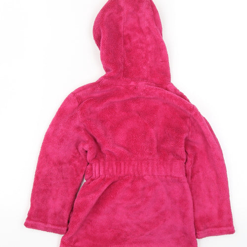 Matalan Girls Pink Solid  Kimono Robe Size 2-3 Years