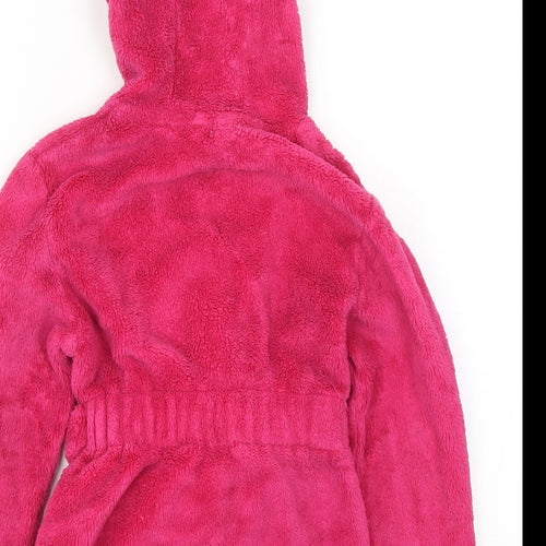 Matalan Girls Pink Solid  Kimono Robe Size 2-3 Years