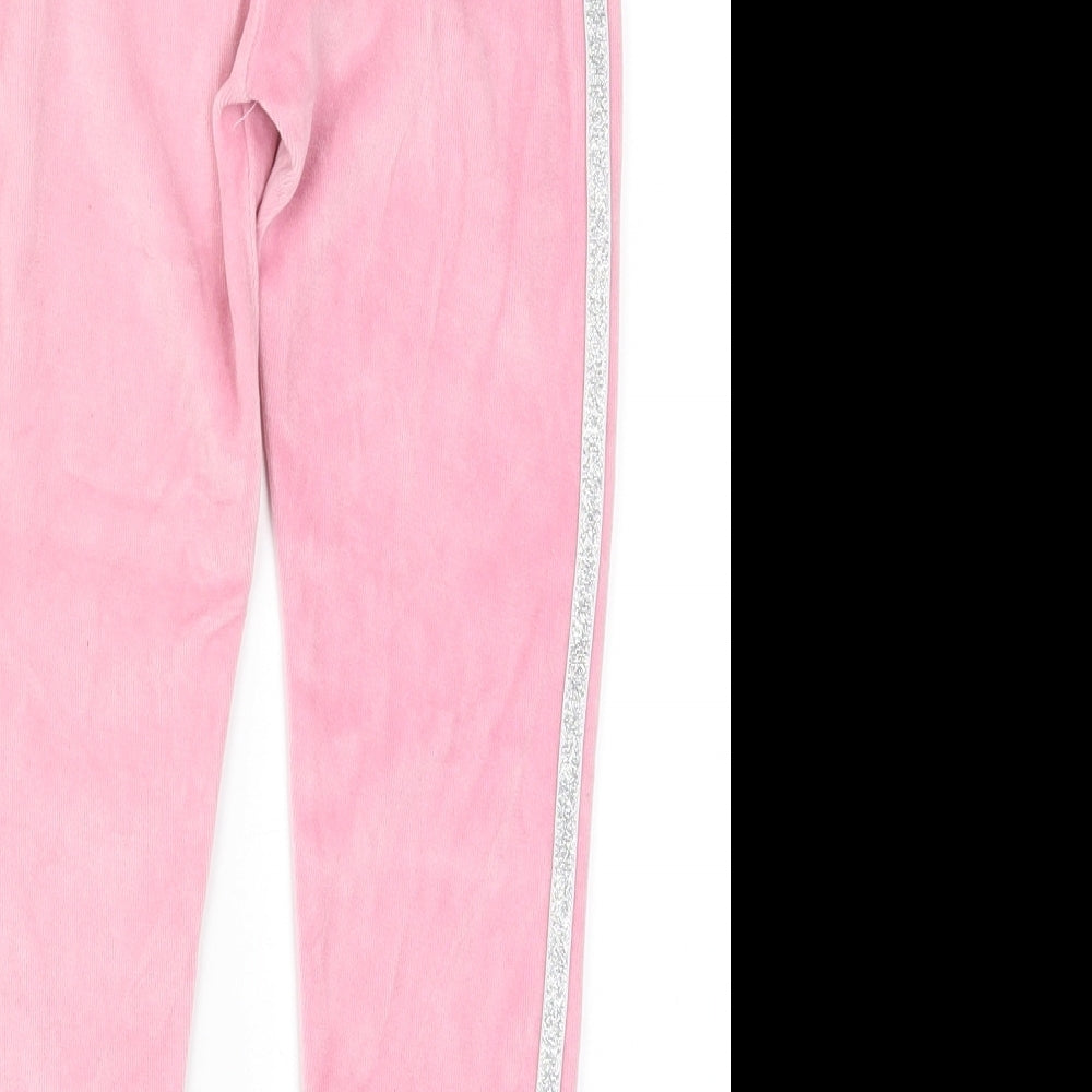 Pep & Co Girls Pink   Sweatpants Trousers Size 6-7 Years