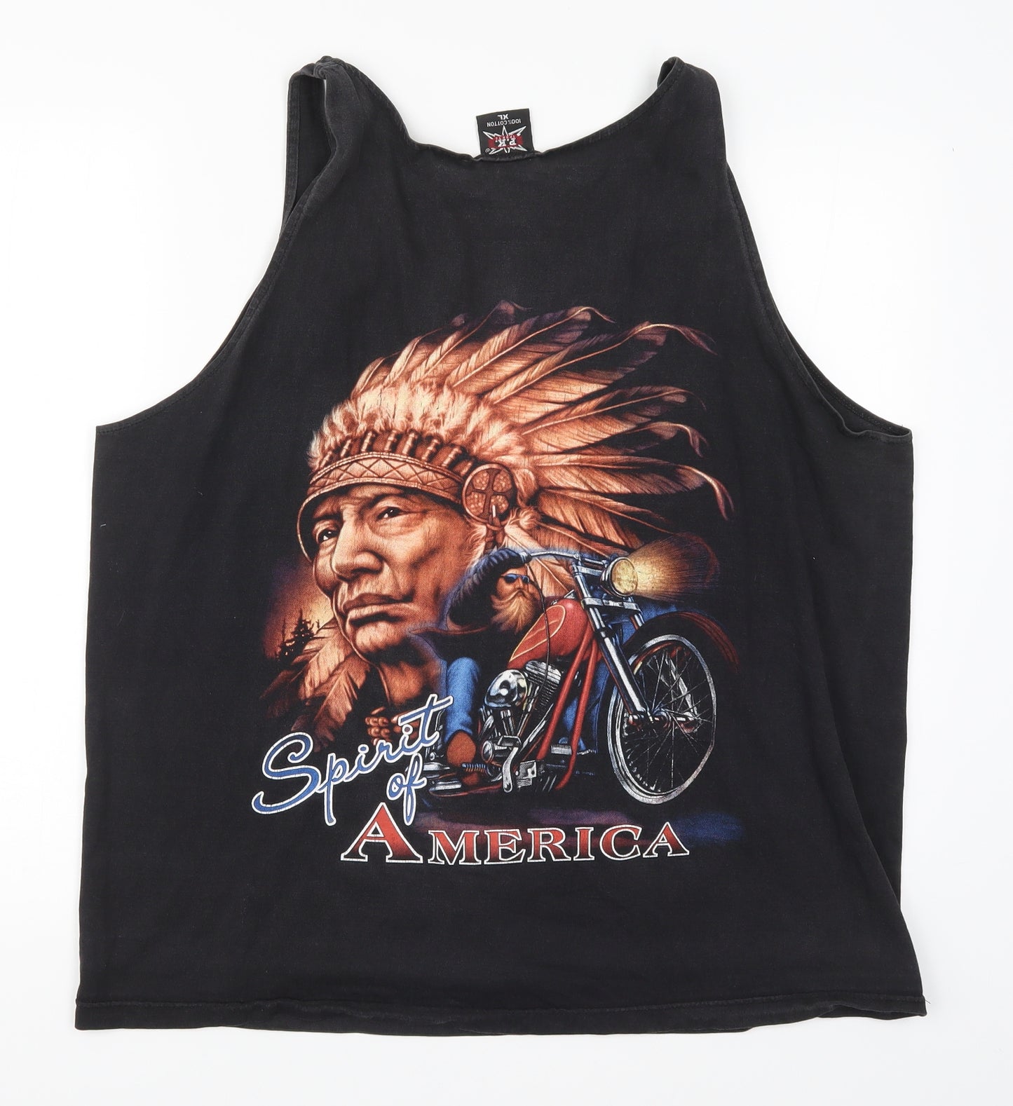 PK Mens Black    T-Shirt Size XL  - Spirit of America