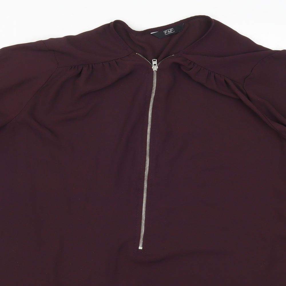 F&F Womens Purple   Basic Blouse Size 22