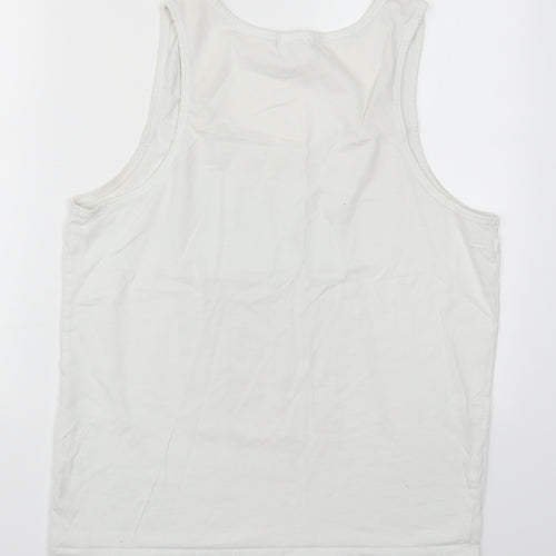 River Islan Mens White    T-Shirt Size L  - Venice Beach