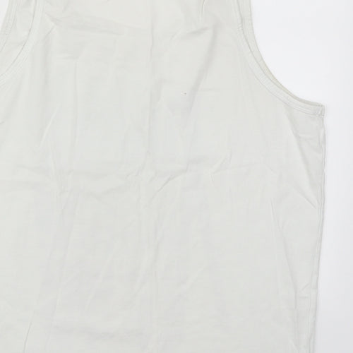 River Islan Mens White    T-Shirt Size L  - Venice Beach