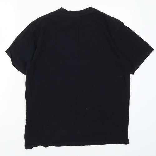 McKenzie Mens Black    T-Shirt Size M  - Red