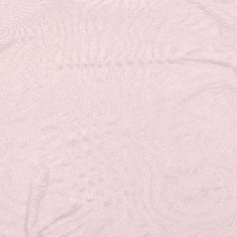 M&S Woman Womens Pink  Knit Pullover Jumper Size 14