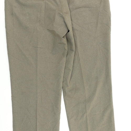 Jack Reid Mens Brown   Dress Pants Trousers Size 36 in L21 in