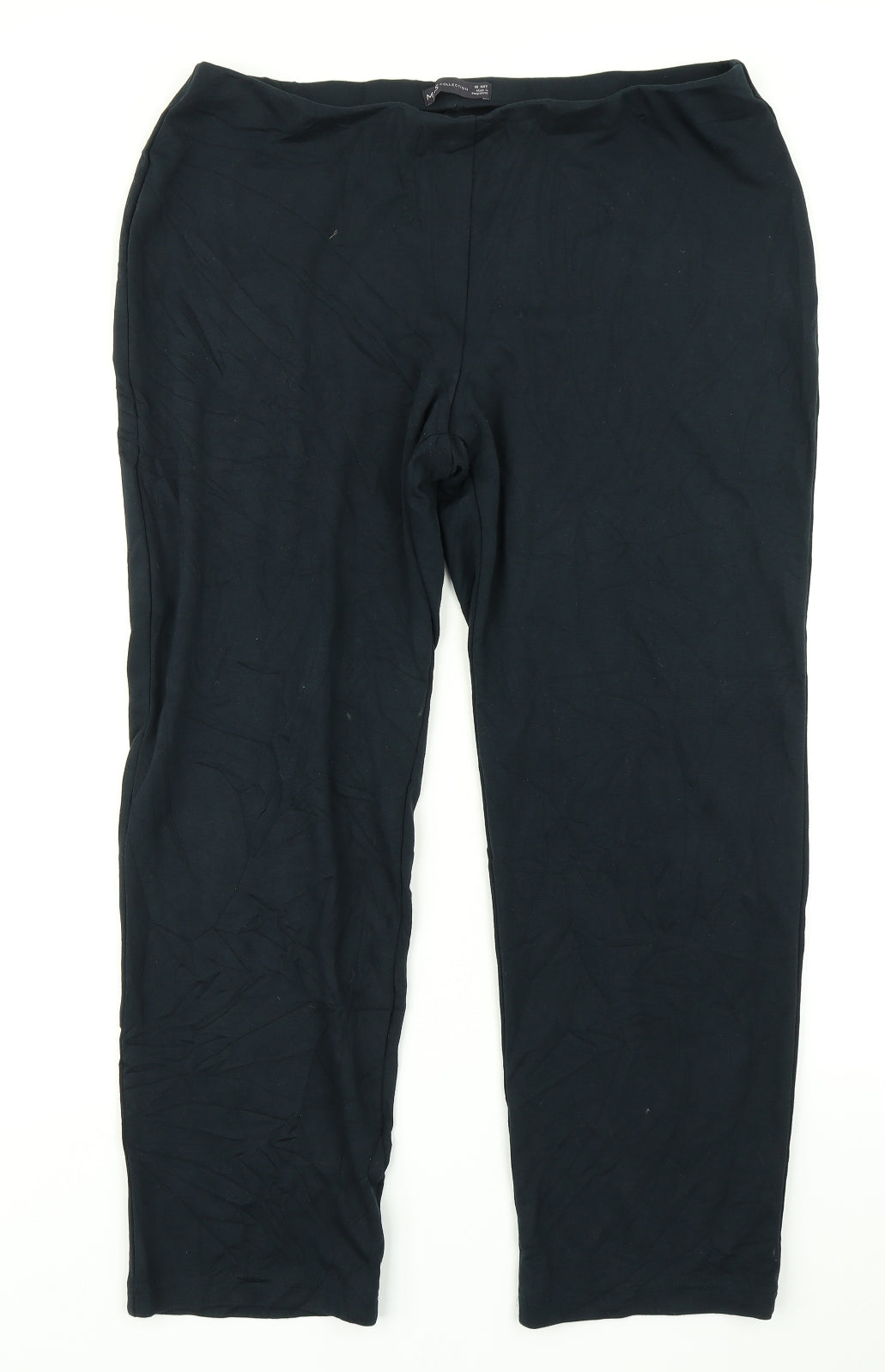 M&S Collection Womens Blue   Trousers  Size 16 L24 in