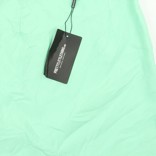 Petty Little Thing Womens Green   A-Line Skirt Size 6