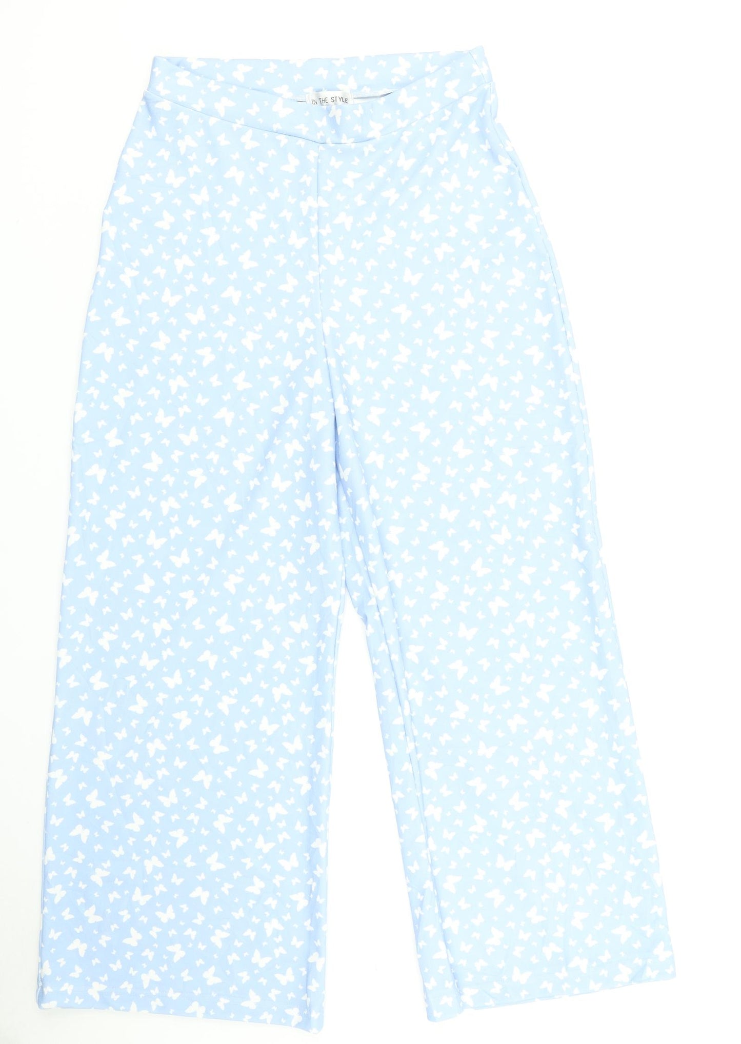 In the Style Womens Blue   Harem Trousers Size 12 L27 in