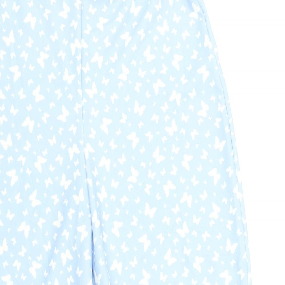 In the Style Womens Blue   Harem Trousers Size 12 L27 in