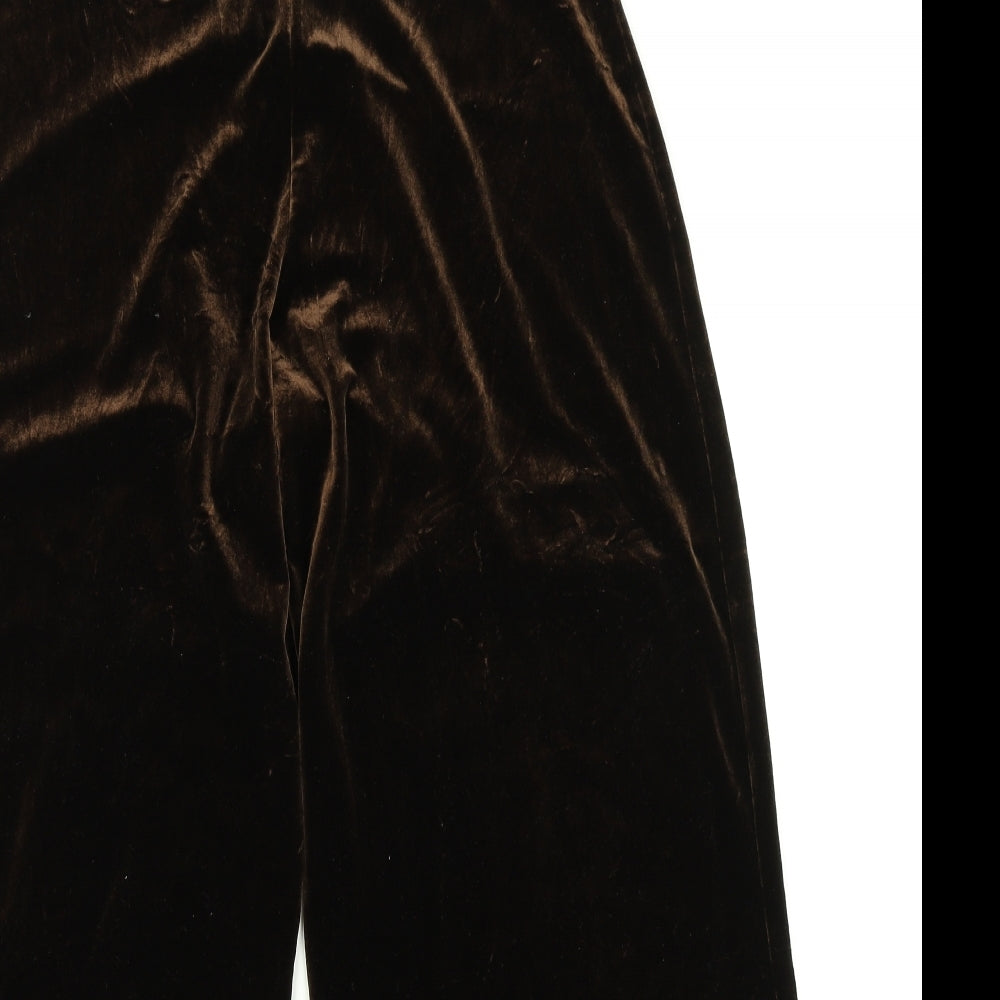 Per Una Womens Brown   Trousers  Size 16 L27 in