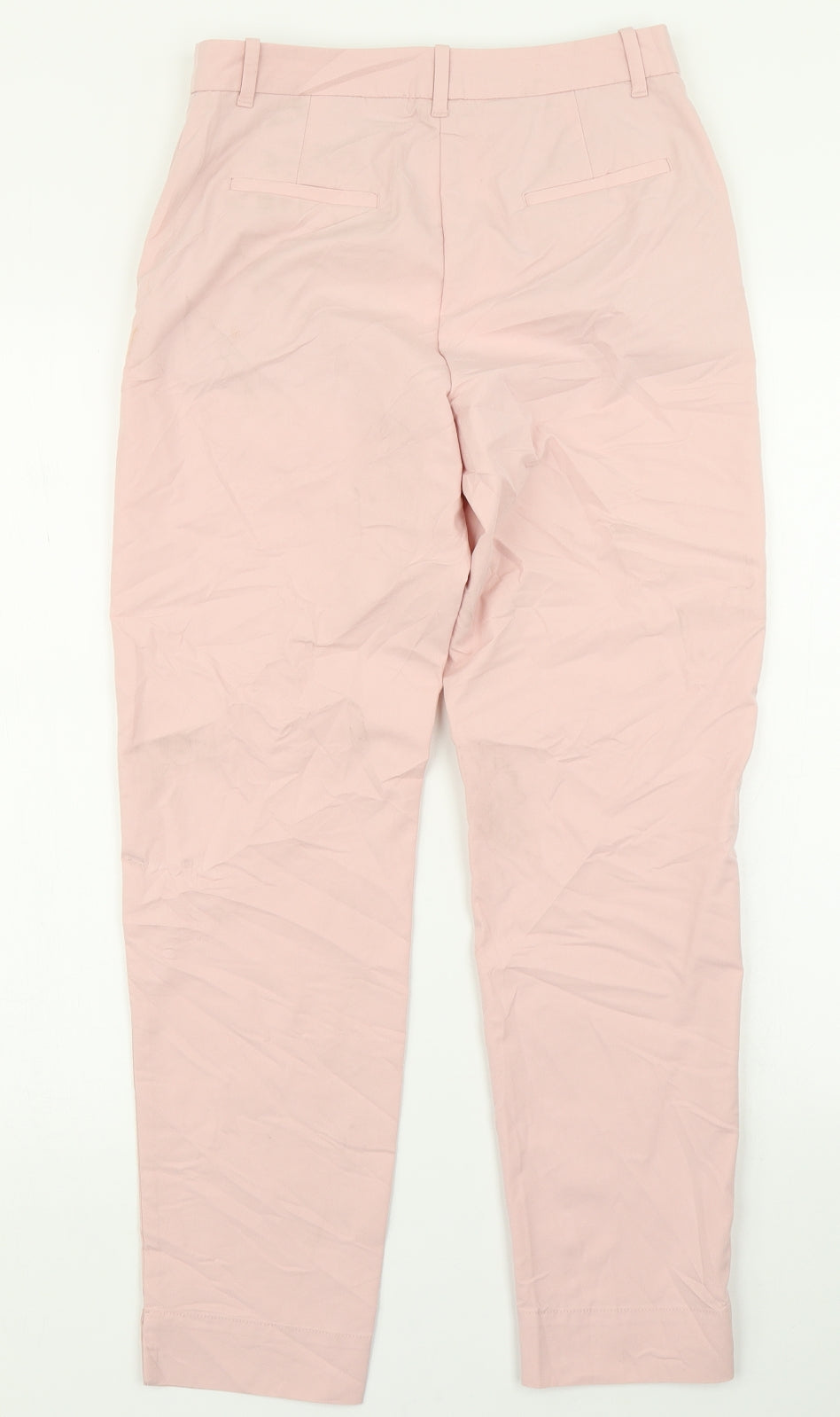 M&S Collection Womens Pink   Chino Trousers Size 6 L27 in