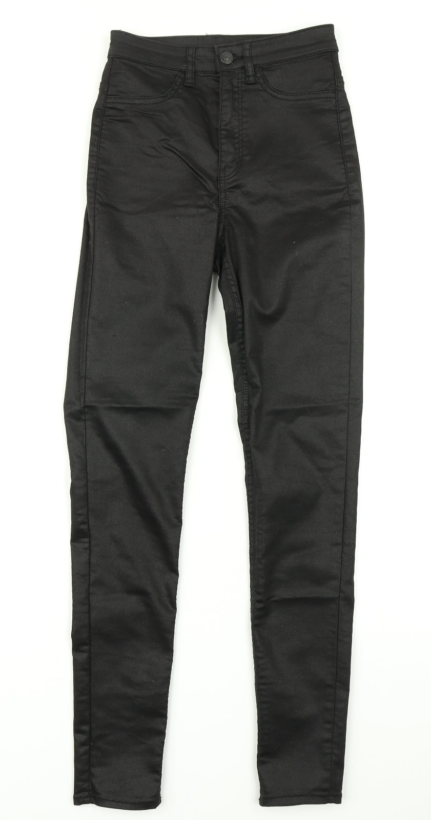 Divided Womens Black  Denim Skinny Jeans Size 4 L27 in